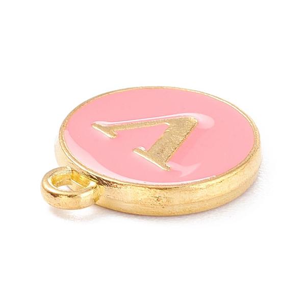 PandaHall Golden Plated Alloy Enamel Charms, Enamelled Sequins, Flat Round with Alphabet, Letter.V, Pink, 14x12x2mm, Hole: 1.5mm...
PandaHall Golden Plated Alloy Enamel Charms, Enamelled Sequins, Flat Round with Alphabet, Letter.V, Pink, 14x12x2mm, Hole: 1.5mm...