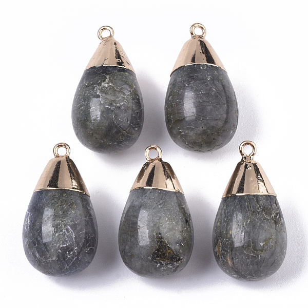 PandaHall Top Golden Plated Natural Labradorite Pendants, with Iron Loop, Teardrop, 28~29.5x16mm, Hole: 1.6mm Labradorite Teardrop Gray
PandaHall Top Golden Plated Natural Labradorite Pendants, with Iron Loop, Teardrop, 28~29.5x16mm, Hole: 1.6mm Labradorite Teardrop Gray