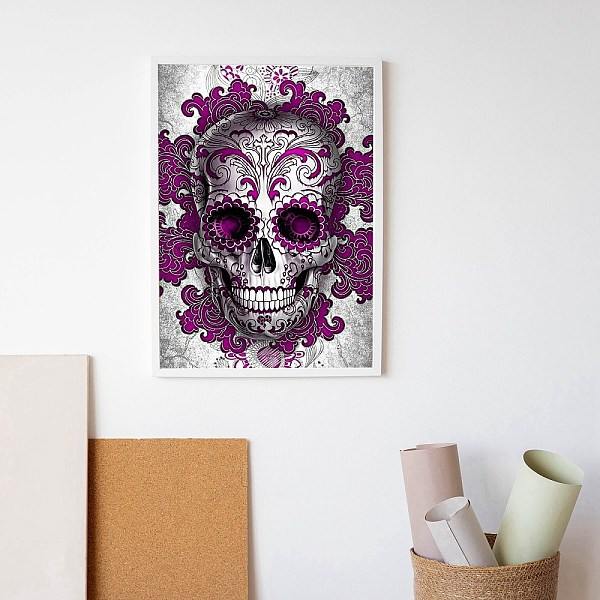 PandaHall DIY Halloween Skull Theme Diamond Painting Kit, Including, Resin Rhinestones, Diamond Sticky Pen, Tray Plate, Glue Clay, Tweezer...
PandaHall DIY Halloween Skull Theme Diamond Painting Kit, Including, Resin Rhinestones, Diamond Sticky Pen, Tray Plate, Glue Clay, Tweezer...