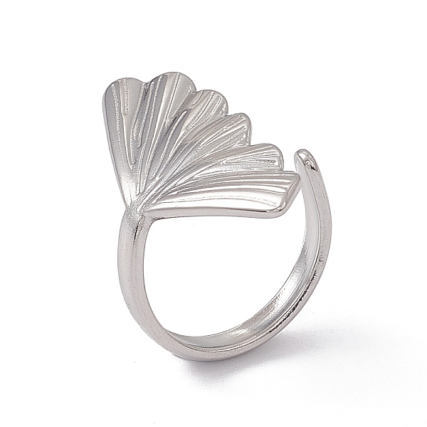 PandaHall 304 Stainless Steel Shell Shape Cuff Ring for Women, Stainless Steel Color, US Size 6 1/4(16.7mm) 304 Stainless Steel
PandaHall 304 Stainless Steel Shell Shape Cuff Ring for Women, Stainless Steel Color, US Size 6 1/4(16.7mm) 304 Stainless Steel
