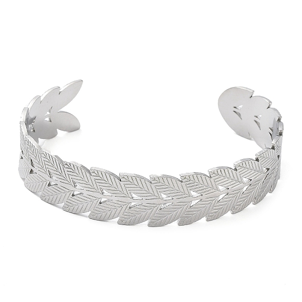 PandaHall 304 Stainless Steel Leafy Branch Cuff Bangle for Women, Stainless Steel Color, Inner Diameter: 2-1/2 inch(6.4cm) 304 Stainless...
PandaHall 304 Stainless Steel Leafy Branch Cuff Bangle for Women, Stainless Steel Color, Inner Diameter: 2-1/2 inch(6.4cm) 304 Stainless...