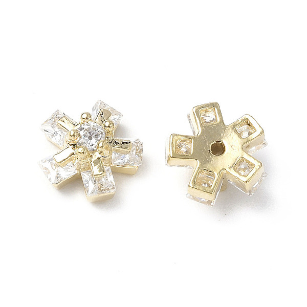 PandaHall Brass Micro Pave Clear Cubic Zirconia Cabochons, Flower, Real 18K Gold Plated, 8.5x9x5mm Brass+Cubic Zirconia Flower Clear
PandaHall Brass Micro Pave Clear Cubic Zirconia Cabochons, Flower, Real 18K Gold Plated, 8.5x9x5mm Brass+Cubic Zirconia Flower Clear