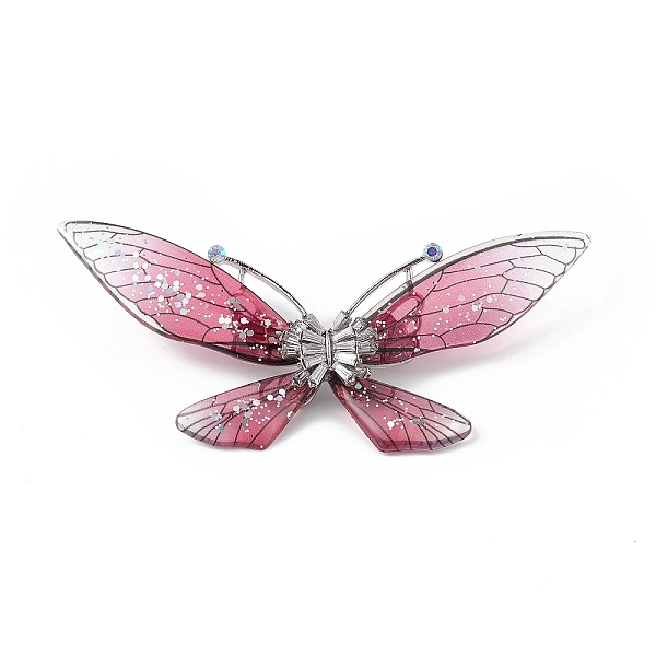 PandaHall Bling Resin Butterfly Brooch Pin with Crystal Rhinestone, Platinum Alloy Badge for Women, Camellia, 43.5x93.5x16mm, Pin: 0.8mm..., Pink
PandaHall Bling Resin Butterfly Brooch Pin with Crystal Rhinestone, Platinum Alloy Badge for Women, Camellia, 43.5x93.5x16mm, Pin: 0.8mm..., Pink