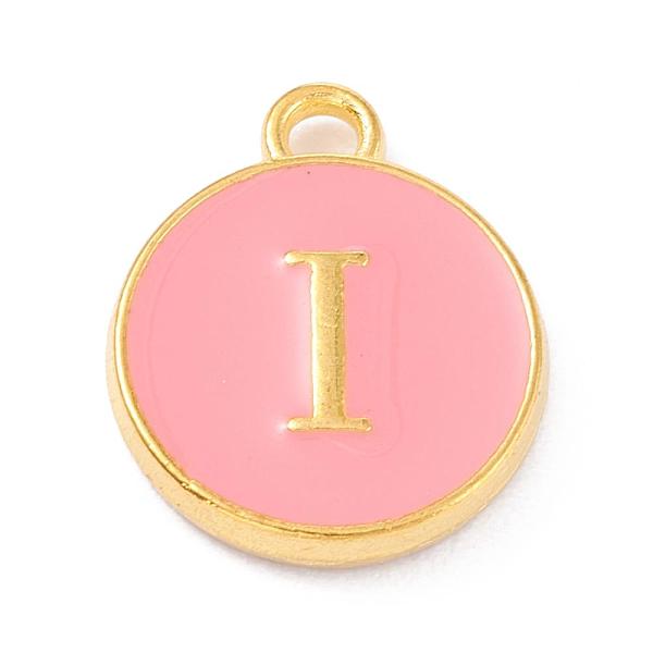 PandaHall Golden Plated Alloy Enamel Charms, Enamelled Sequins, Flat Round with Alphabet, Letter.I, Pink, 14x12x2mm, Hole: 1.5mm...
PandaHall Golden Plated Alloy Enamel Charms, Enamelled Sequins, Flat Round with Alphabet, Letter.I, Pink, 14x12x2mm, Hole: 1.5mm...