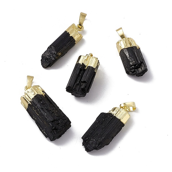 PandaHall Natural Black Tourmaline Pendants, Nuggets Charms, with Brass Findings, Cadmium Free & Lead Free, Golden, 23~33x8.5~15x6~11.5mm...
PandaHall Natural Black Tourmaline Pendants, Nuggets Charms, with Brass Findings, Cadmium Free & Lead Free, Golden, 23~33x8.5~15x6~11.5mm...
