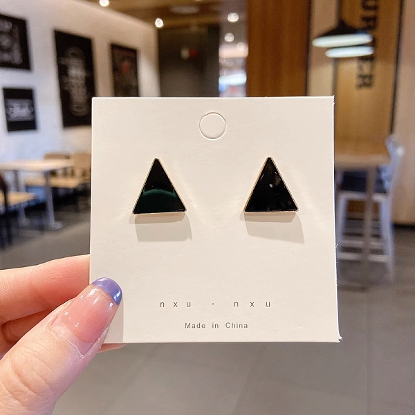 PandaHall Alloy Acryilc Stud Earrings for Women, with 925 Sterling Silver Pin, Triangle, 18x12mm Acrylic Triangle
PandaHall Alloy Acryilc Stud Earrings for Women, with 925 Sterling Silver Pin, Triangle, 18x12mm Acrylic Triangle