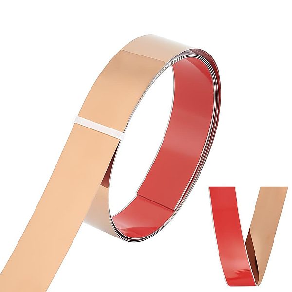 PandaHall Self-Adhesive 201 Stainless Steel Mirror-Like Finish Molding Trim, Rose Gold, 40mm, 2m/bumdle Stainless Steel Flat
PandaHall Self-Adhesive 201 Stainless Steel Mirror-Like Finish Molding Trim, Rose Gold, 40mm, 2m/bumdle Stainless Steel Flat