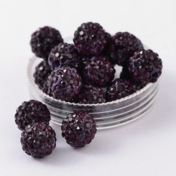 PandaHall Polymer Clay Rhinestone Beads, Grade A, Round, PP15, Amethyst, 10mm, Hole: 1.8~2mm, 6 Rows Rhinestone, PP15(2.1~2.2mm) Polymer..., Purple
PandaHall Polymer Clay Rhinestone Beads, Grade A, Round, PP15, Amethyst, 10mm, Hole: 1.8~2mm, 6 Rows Rhinestone, PP15(2.1~2.2mm) Polymer..., Purple
