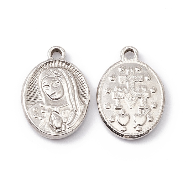 PandaHall 201 Stainless Steel Pendants, Oval with Human Face Pattern, Stainless Steel Color, 19.5x14x2.5mm, Hole: 1.8mm 201 Stainless Steel...
PandaHall 201 Stainless Steel Pendants, Oval with Human Face Pattern, Stainless Steel Color, 19.5x14x2.5mm, Hole: 1.8mm 201 Stainless Steel...