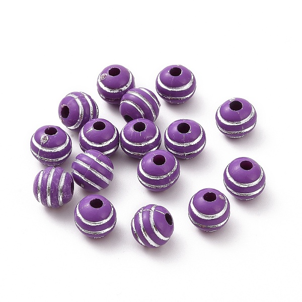 PandaHall Plating Acrylic Beads, Silver Metal Enlaced, Round, Blue Violet, 8mm, Hole: 2.2mm, about 1900pcs/500g Acrylic Round
PandaHall Plating Acrylic Beads, Silver Metal Enlaced, Round, Blue Violet, 8mm, Hole: 2.2mm, about 1900pcs/500g Acrylic Round
