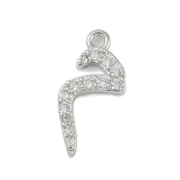 PandaHall Rack Plating Brass Micro Pave Clear Cubic Zirconia Pendants, Long-Lasting Plated, Lead Free & Cadmium Free, Arabic Alphabet...
PandaHall Rack Plating Brass Micro Pave Clear Cubic Zirconia Pendants, Long-Lasting Plated, Lead Free & Cadmium Free, Arabic Alphabet...