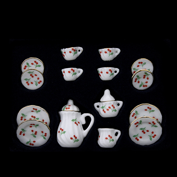 PandaHall Mini Porcelain Tea Set, including 2Pcs Teapots, 5Pcs Teacups, 8Pcs Dishes, for Dollhouse Accessories, Pretending Prop Decorations...
PandaHall Mini Porcelain Tea Set, including 2Pcs Teapots, 5Pcs Teacups, 8Pcs Dishes, for Dollhouse Accessories, Pretending Prop Decorations...