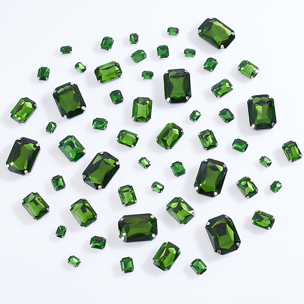 PandaHall AHADERMAKER 60Pcs 5 Styles Rectangle Octagon Shape Sew on Rhinestone, Glass Rhinestone, 4-Hole Links, with Stainless Steel Setting..., Green
PandaHall AHADERMAKER 60Pcs 5 Styles Rectangle Octagon Shape Sew on Rhinestone, Glass Rhinestone, 4-Hole Links, with Stainless Steel Setting..., Green