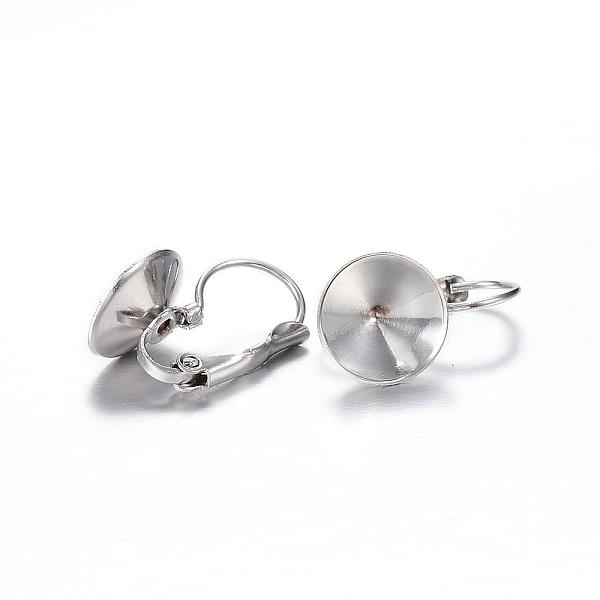PandaHall 304 Stainless Steel Leverback Earring Findings, Stainless Steel Color, 18x10.5x11mm 304 Stainless Steel
PandaHall 304 Stainless Steel Leverback Earring Findings, Stainless Steel Color, 18x10.5x11mm 304 Stainless Steel