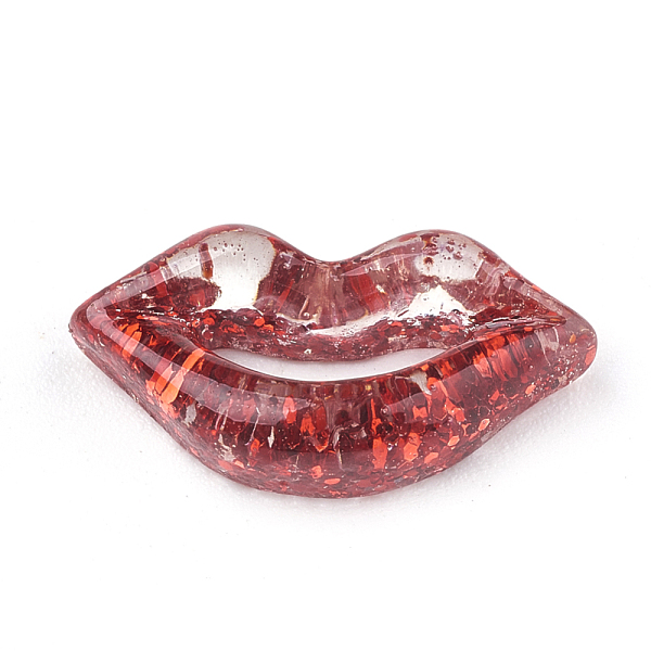PandaHall Resin Cabochons, with Glitter Powder, Lip, Dark Red, 17x9x3.5mm Resin Lip Red
PandaHall Resin Cabochons, with Glitter Powder, Lip, Dark Red, 17x9x3.5mm Resin Lip Red
