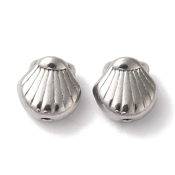 PandaHall 304 Stainless Steel Beads, Shell Shape, Stainless Steel Color, 7x7x4mm, Hole: 1mm 304 Stainless Steel Shell Shape
PandaHall 304 Stainless Steel Beads, Shell Shape, Stainless Steel Color, 7x7x4mm, Hole: 1mm 304 Stainless Steel Shell Shape