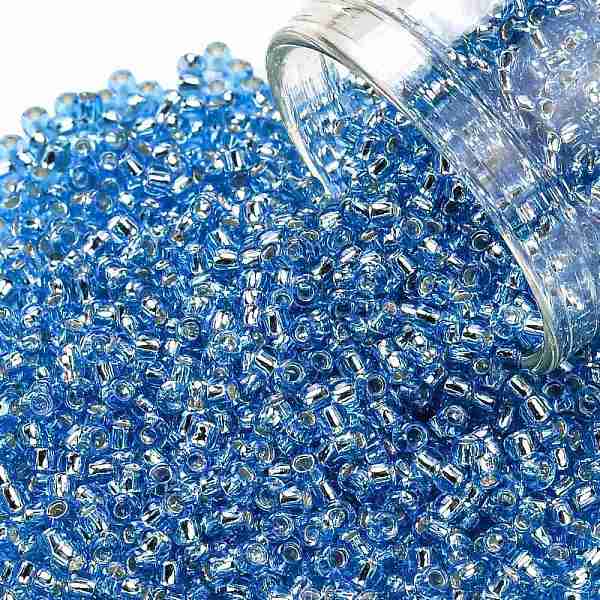 PandaHall TOHO Round Seed Beads, Japanese Seed Beads, (23L) Aquamarine Silver Lined, 11/0, 2.2mm, Hole: 0.8mm, about 1110pcs/bottle..., Cyan
PandaHall TOHO Round Seed Beads, Japanese Seed Beads, (23L) Aquamarine Silver Lined, 11/0, 2.2mm, Hole: 0.8mm, about 1110pcs/bottle..., Cyan