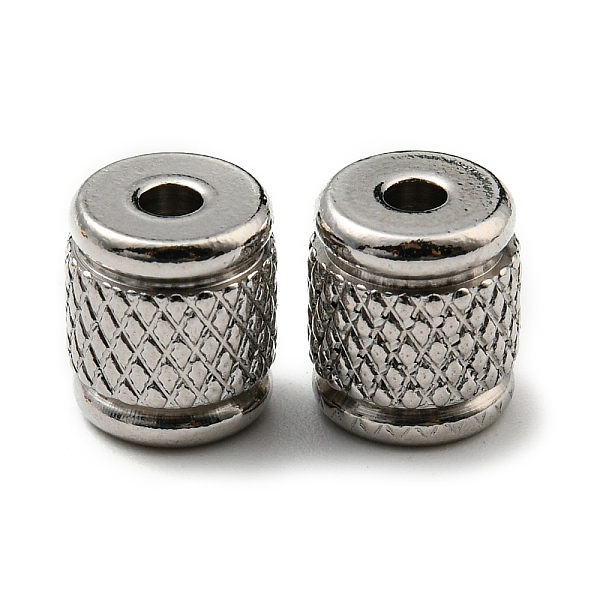 PandaHall 201 Stainless Steel Beads, Column with Rhombus Pattern, Stainless Steel Color, 8x7mm, Hole: 2mm 201 Stainless Steel Column
PandaHall 201 Stainless Steel Beads, Column with Rhombus Pattern, Stainless Steel Color, 8x7mm, Hole: 2mm 201 Stainless Steel Column