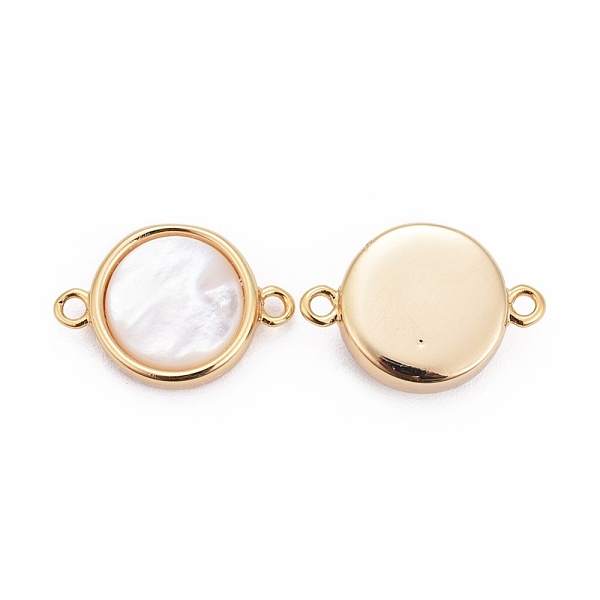 PandaHall Natural White Shell Links connectors, with Brass Findings, Flat Round, Golden, 17.5x12x5.5mm, Hole: 1.5mm Brass+Shell Flat Round...
PandaHall Natural White Shell Links connectors, with Brass Findings, Flat Round, Golden, 17.5x12x5.5mm, Hole: 1.5mm Brass+Shell Flat Round...