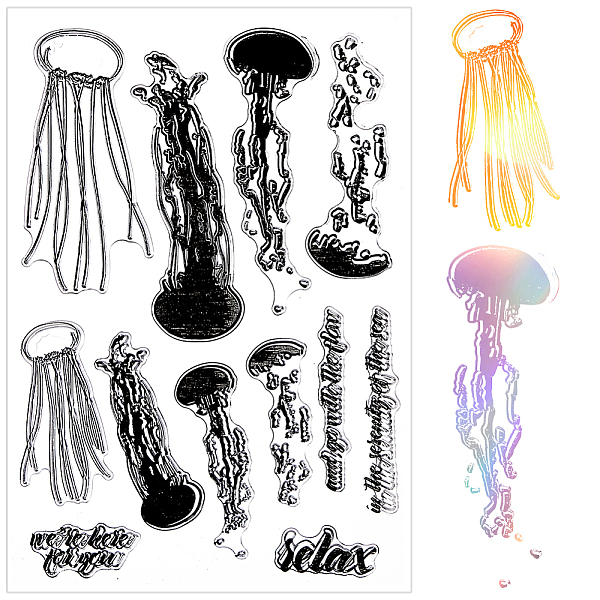 PandaHall Clear Silicone Stamps, for DIY Scrapbooking, Photo Album Decorative, Cards Making, Jellyfish, 110x160x3mm Silicone Jellyfish
PandaHall Clear Silicone Stamps, for DIY Scrapbooking, Photo Album Decorative, Cards Making, Jellyfish, 110x160x3mm Silicone Jellyfish