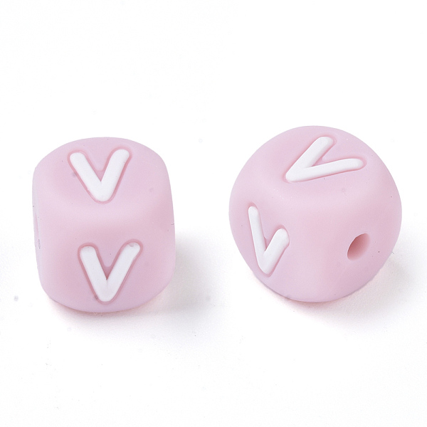 PandaHall Food Grade Eco-Friendly Silicone Beads, Horizontal Hole, Chewing Beads For Teethers, DIY Nursing Necklaces Making, Letter Style..., Pink
PandaHall Food Grade Eco-Friendly Silicone Beads, Horizontal Hole, Chewing Beads For Teethers, DIY Nursing Necklaces Making, Letter Style..., Pink