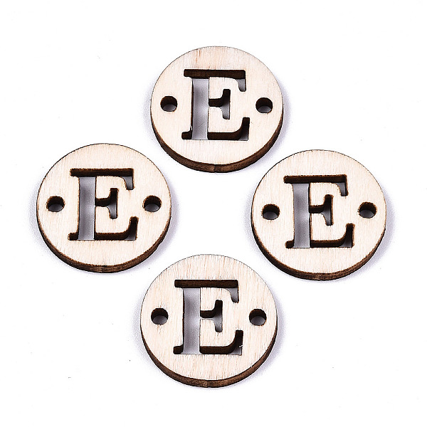 PandaHall Unfinished Natural Poplar Wood Links Connectors, Laser Cut, Flat Round with Word, Letter.E, 19.5x2.5mm, Hole: 2mm Wood Letter E
PandaHall Unfinished Natural Poplar Wood Links Connectors, Laser Cut, Flat Round with Word, Letter.E, 19.5x2.5mm, Hole: 2mm Wood Letter E
