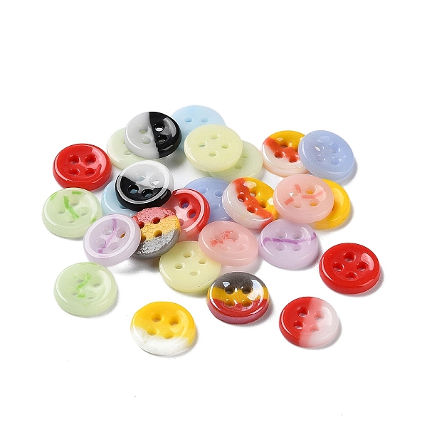 PandaHall Ceramics Buttons, Flat Round, 4-Hole, Mixed Color, 12x2mm, Hole: 1.5mm Ceramics Flat Round Multicolor
PandaHall Ceramics Buttons, Flat Round, 4-Hole, Mixed Color, 12x2mm, Hole: 1.5mm Ceramics Flat Round Multicolor