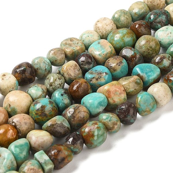 PandaHall Natural Turquoise Beads Strands, Nuggets, Tumbled Stone, 5~8x5~8x2.5~6mm, Hole: 0.6mm, about 67pcs/strand, 15.75''(40cm) Natural...
PandaHall Natural Turquoise Beads Strands, Nuggets, Tumbled Stone, 5~8x5~8x2.5~6mm, Hole: 0.6mm, about 67pcs/strand, 15.75''(40cm) Natural...