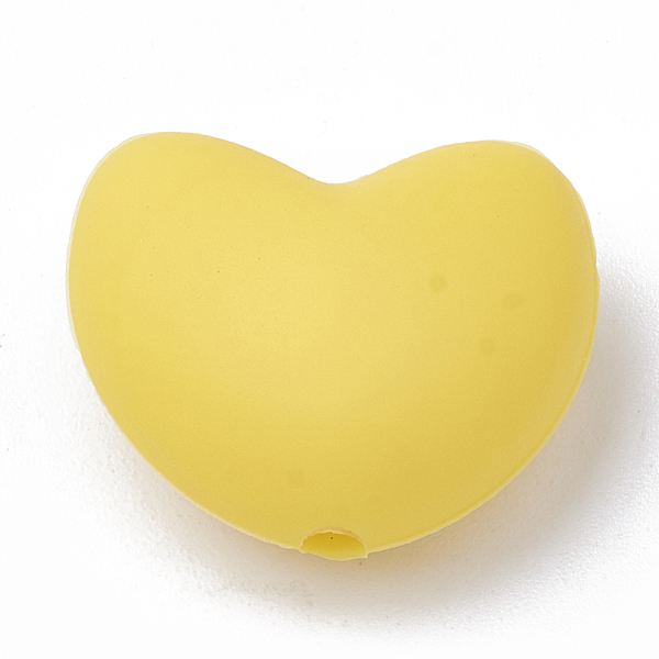 PandaHall Food Grade Eco-Friendly Silicone Focal Beads, Chewing Beads For Teethers, DIY Nursing Necklaces Making, Heart, Yellow, 16x19x10mm...
PandaHall Food Grade Eco-Friendly Silicone Focal Beads, Chewing Beads For Teethers, DIY Nursing Necklaces Making, Heart, Yellow, 16x19x10mm...