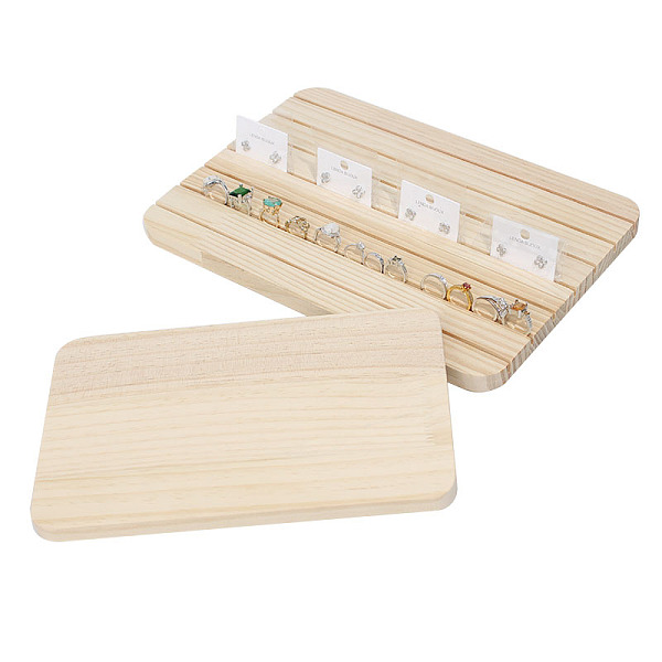 PandaHall 6-Slot Rectangle Jewelry Slotted Display Stands, Jewelry Organizer Holder for Earring Card, Ring Storage, PapayaWhip, 17x27x1.7cm..., Orange
PandaHall 6-Slot Rectangle Jewelry Slotted Display Stands, Jewelry Organizer Holder for Earring Card, Ring Storage, PapayaWhip, 17x27x1.7cm..., Orange