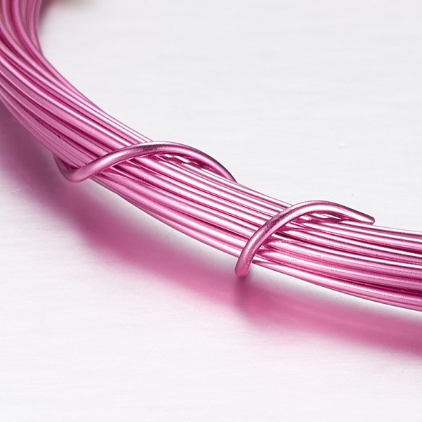 PandaHall Round Aluminum Wire, Bendable Metal Craft Wire, for Beading Jewelry Craft Making, Deep Pink, 17 Gauge, 1.2mm, 10m/roll(32.8...
PandaHall Round Aluminum Wire, Bendable Metal Craft Wire, for Beading Jewelry Craft Making, Deep Pink, 17 Gauge, 1.2mm, 10m/roll(32.8...