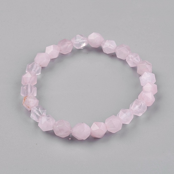 PandaHall Natural Rose Quartz Stretch Bracelets, Faceted Polygon, 2-1/8 inch(5.5cm) Rose Quartz
PandaHall Natural Rose Quartz Stretch Bracelets, Faceted Polygon, 2-1/8 inch(5.5cm) Rose Quartz