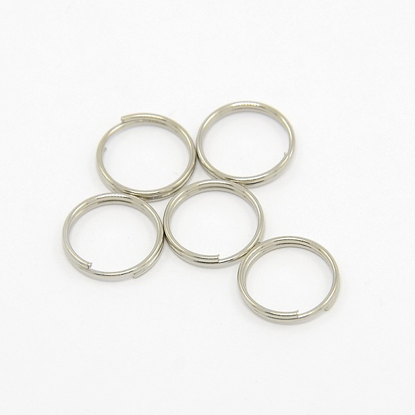 PandaHall Iron Split Rings, Double Loops Jump Rings, Cadmium Free & Lead Free, Platinum, 10x1.4mm, about 8.6mm inner diameter, about...
PandaHall Iron Split Rings, Double Loops Jump Rings, Cadmium Free & Lead Free, Platinum, 10x1.4mm, about 8.6mm inner diameter, about...