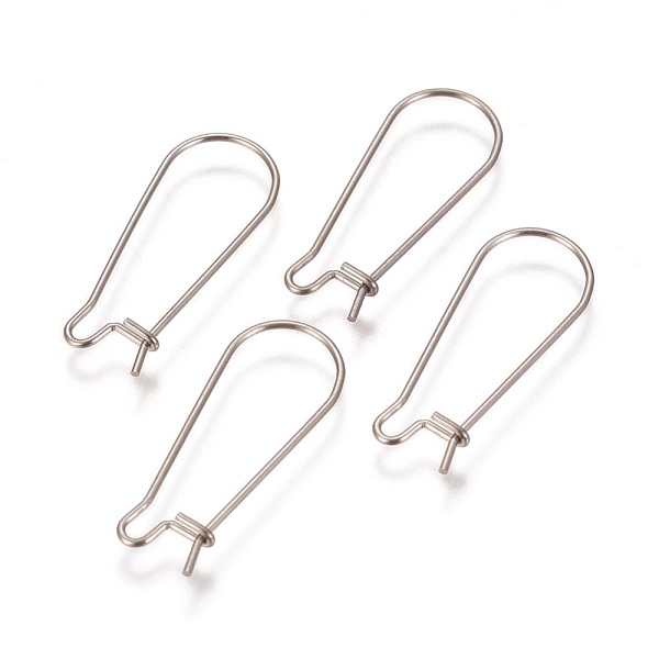 PandaHall 304 Stainless Steel Hoop Earrings Findings Kidney Ear Wires, Stainless Steel Color, 25x10x0.7mm, 21 Gauge 304 Stainless Steel
PandaHall 304 Stainless Steel Hoop Earrings Findings Kidney Ear Wires, Stainless Steel Color, 25x10x0.7mm, 21 Gauge 304 Stainless Steel
