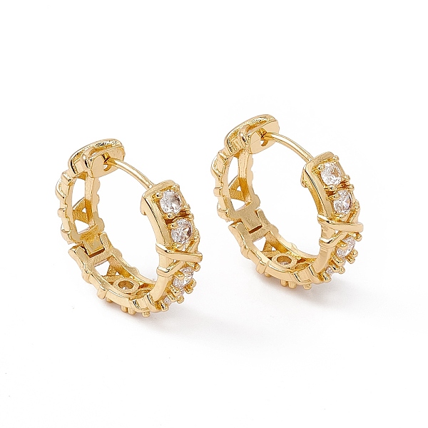 PandaHall Cubic Zirconia Hinged Hoop Earrings, Real 18K Gold Plated Brass Jewelry for Women, Cadmium Free & Nickel Free & Lead Free, Clear...
PandaHall Cubic Zirconia Hinged Hoop Earrings, Real 18K Gold Plated Brass Jewelry for Women, Cadmium Free & Nickel Free & Lead Free, Clear...