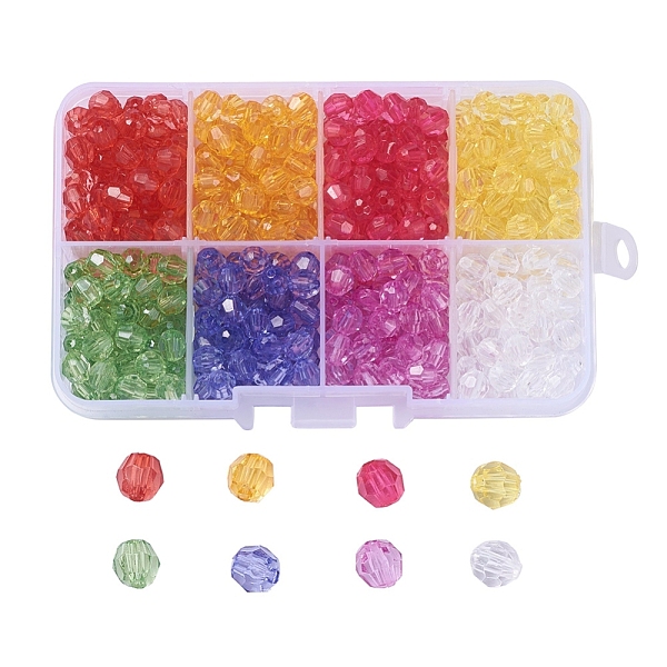 PandaHall Transparent Acrylic Beads, Faceted, Round, Mixed Color, 6mm, Hole: 1.5mm, 552pcs/box Acrylic Round Multicolor
PandaHall Transparent Acrylic Beads, Faceted, Round, Mixed Color, 6mm, Hole: 1.5mm, 552pcs/box Acrylic Round Multicolor