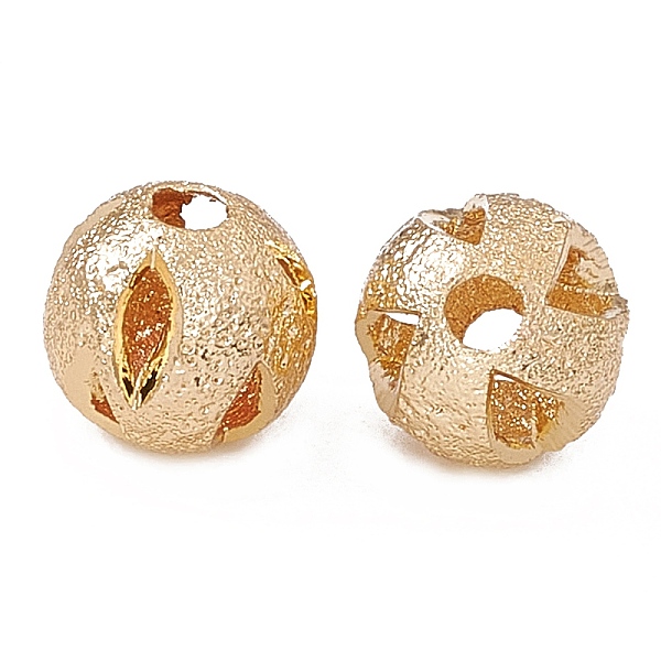 PandaHall Rack Plating Brass Beads, Long-Lasting Plated, Hollow, Round, Real 14K Gold Plated, 6x5.5mm, Hole: 1.6mm Brass Round
PandaHall Rack Plating Brass Beads, Long-Lasting Plated, Hollow, Round, Real 14K Gold Plated, 6x5.5mm, Hole: 1.6mm Brass Round