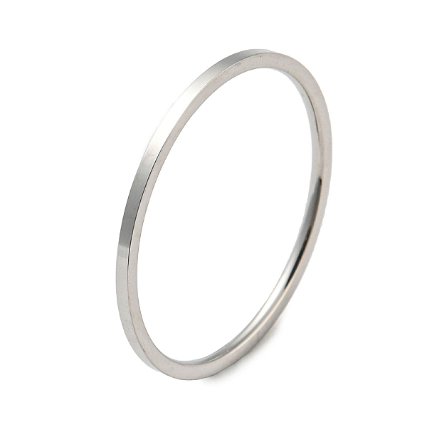 PandaHall 304 Stainless Steel Simple Plain Band Finger Ring for Women Men, Stainless Steel Color, Size 10, Inner Diameter: 20mm, 1mm 304...
PandaHall 304 Stainless Steel Simple Plain Band Finger Ring for Women Men, Stainless Steel Color, Size 10, Inner Diameter: 20mm, 1mm 304...