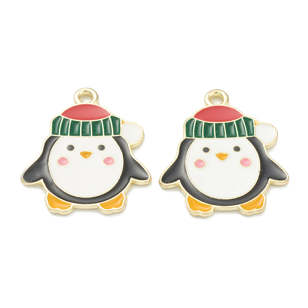 PandaHall Alloy Enamel Pendants, Christmas Penguin, Colorful, Light Gold, 22.5x18.5x1mm, Hole: 1mm Alloy+Enamel Pumpkin
PandaHall Alloy Enamel Pendants, Christmas Penguin, Colorful, Light Gold, 22.5x18.5x1mm, Hole: 1mm Alloy+Enamel Pumpkin