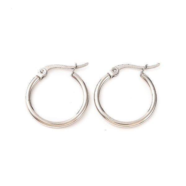 PandaHall 304 Stainless Steel Hoop Earrings for Women, Ring, Stainless Steel Color, 25x20x2mm, Pin: 13x1mm 304 Stainless Steel Ring
PandaHall 304 Stainless Steel Hoop Earrings for Women, Ring, Stainless Steel Color, 25x20x2mm, Pin: 13x1mm 304 Stainless Steel Ring