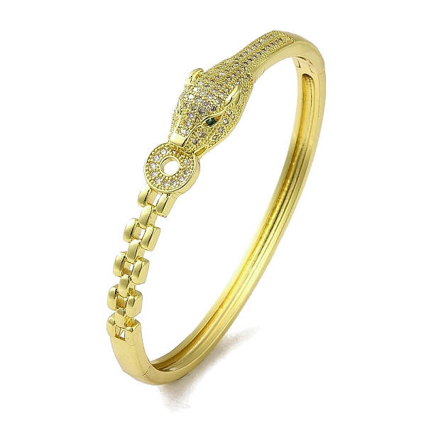 PandaHall Brass Pave Clear & Green Cubic Zirconia Leopard Hinged Bangle for Women, Real 18K Gold Plated, Inner Diameter: 1-7/8x2-1/4 inch...
PandaHall Brass Pave Clear & Green Cubic Zirconia Leopard Hinged Bangle for Women, Real 18K Gold Plated, Inner Diameter: 1-7/8x2-1/4 inch...