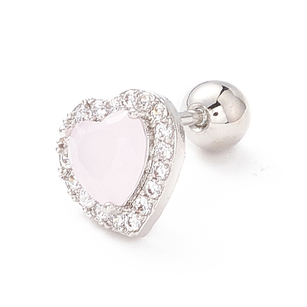 PandaHall Heart Cat Eye Stud Earrings for Women, Clear Cubic Zirconia Earrings with Screw Back Ball Tragus, Platinum, 8x8x3mm, Pin: 0.7mm...
PandaHall Heart Cat Eye Stud Earrings for Women, Clear Cubic Zirconia Earrings with Screw Back Ball Tragus, Platinum, 8x8x3mm, Pin: 0.7mm...