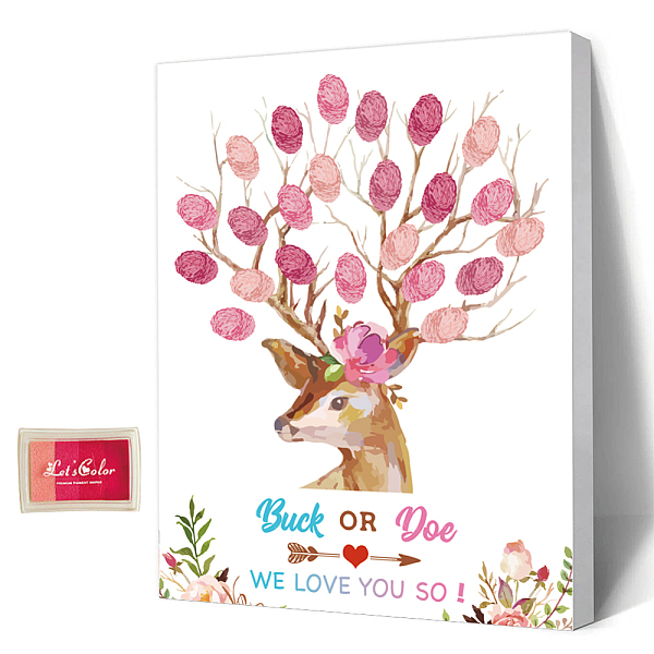 PandaHall AHANDMAKER Baby Shower Guest Book Animals Theme Baby Gender Reveal Fingerprint Tree Fingerprint Tree Canvas Personalized...
PandaHall AHANDMAKER Baby Shower Guest Book Animals Theme Baby Gender Reveal Fingerprint Tree Fingerprint Tree Canvas Personalized...