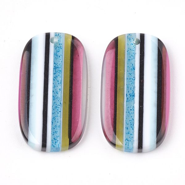 PandaHall Resin Pendants, Rectangle, Colorful, 30x16.5x4mm, Hole: 1mm Resin Rectangle
PandaHall Resin Pendants, Rectangle, Colorful, 30x16.5x4mm, Hole: 1mm Resin Rectangle
