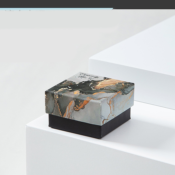 PandaHall Cardboard Jewelry Set Box, with Sponge inside, Square with Marble Pattern, Black, 5.1x5.1x3.3cm Paper Others Black
PandaHall Cardboard Jewelry Set Box, with Sponge inside, Square with Marble Pattern, Black, 5.1x5.1x3.3cm Paper Others Black