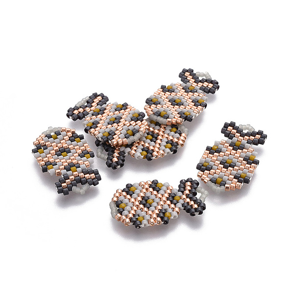 PandaHall MIYUKI & TOHO Handmade Japanese Seed Beads Pendants, Loom Pattern, Pineapple, Colorful, 26~26.5x15x2mm, Hole: 2x3mm Glass Fruit
PandaHall MIYUKI & TOHO Handmade Japanese Seed Beads Pendants, Loom Pattern, Pineapple, Colorful, 26~26.5x15x2mm, Hole: 2x3mm Glass Fruit