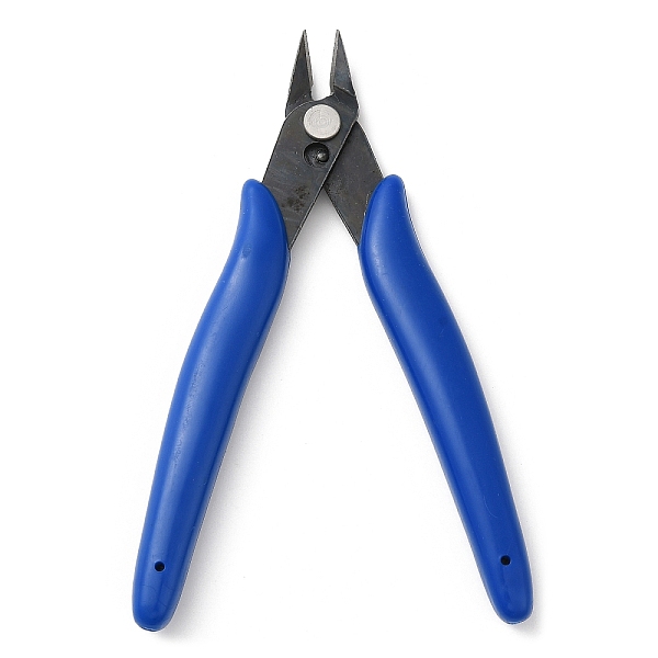 PandaHall Steel Jewelry Pliers, Flush Cutter, with Plastic Handle Covers , Royal Blue, 12.6x7.8x1.2cm Steel
PandaHall Steel Jewelry Pliers, Flush Cutter, with Plastic Handle Covers , Royal Blue, 12.6x7.8x1.2cm Steel