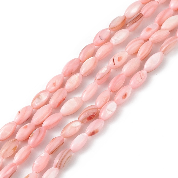 PandaHall Natural Freshwater Shell Dyed Beads Strands, Horse Eye, Pink, 9.5x5mm, Hole: 0.8mm, about 41pcs/strand, 14.96''(38cm) Freshwater...
PandaHall Natural Freshwater Shell Dyed Beads Strands, Horse Eye, Pink, 9.5x5mm, Hole: 0.8mm, about 41pcs/strand, 14.96''(38cm) Freshwater...