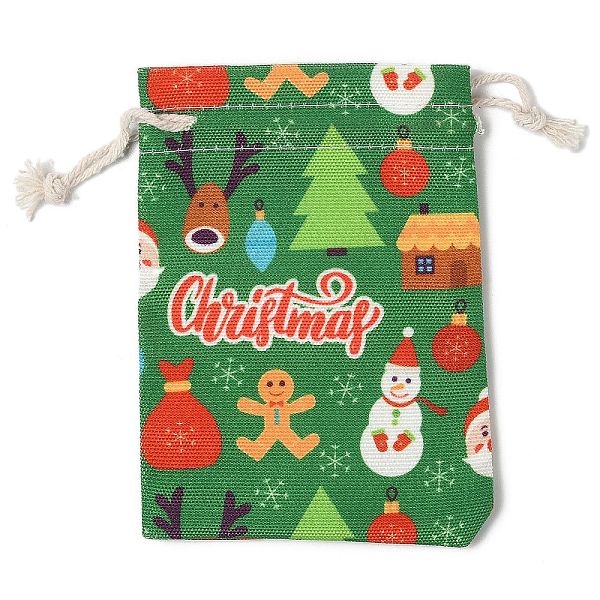 PandaHall Christmas Theme Cloth Printed Storage Bags, Drawstring Bags, Rectangle, Lime Green, 14x10x0.4cm Cloth Rectangle
PandaHall Christmas Theme Cloth Printed Storage Bags, Drawstring Bags, Rectangle, Lime Green, 14x10x0.4cm Cloth Rectangle