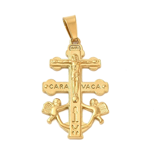 PandaHall Ion Plating(IP) 304 Stainless Steel Pendants, Crucifix Cross Charm, Golden, 33x20x3mm, Hole: 6x3.5mm 304 Stainless Steel Cross
PandaHall Ion Plating(IP) 304 Stainless Steel Pendants, Crucifix Cross Charm, Golden, 33x20x3mm, Hole: 6x3.5mm 304 Stainless Steel Cross
